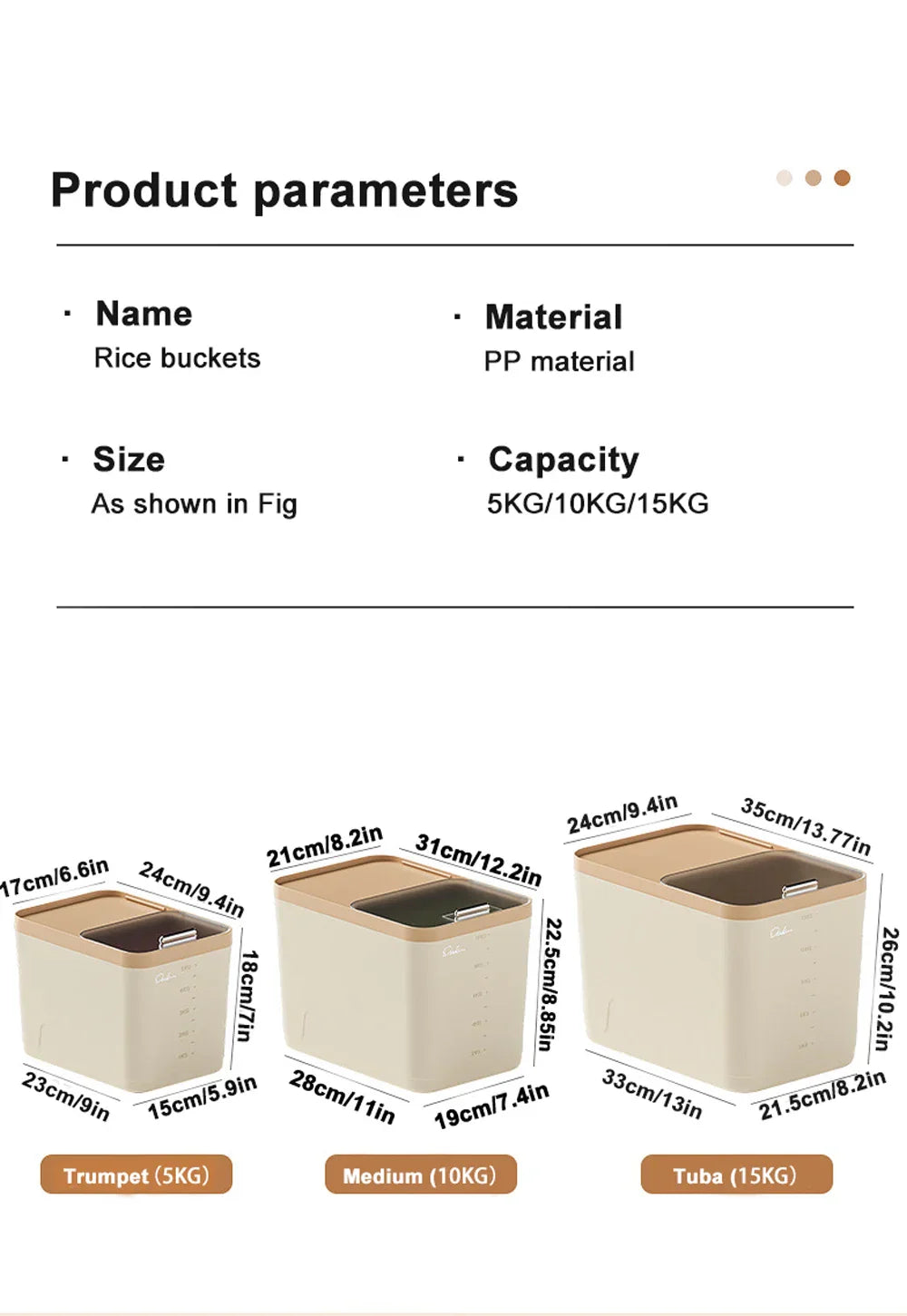10KG Storage Container – Sealed Cereal, Pet Food, Rice, or Flour Dispenser with Buckle