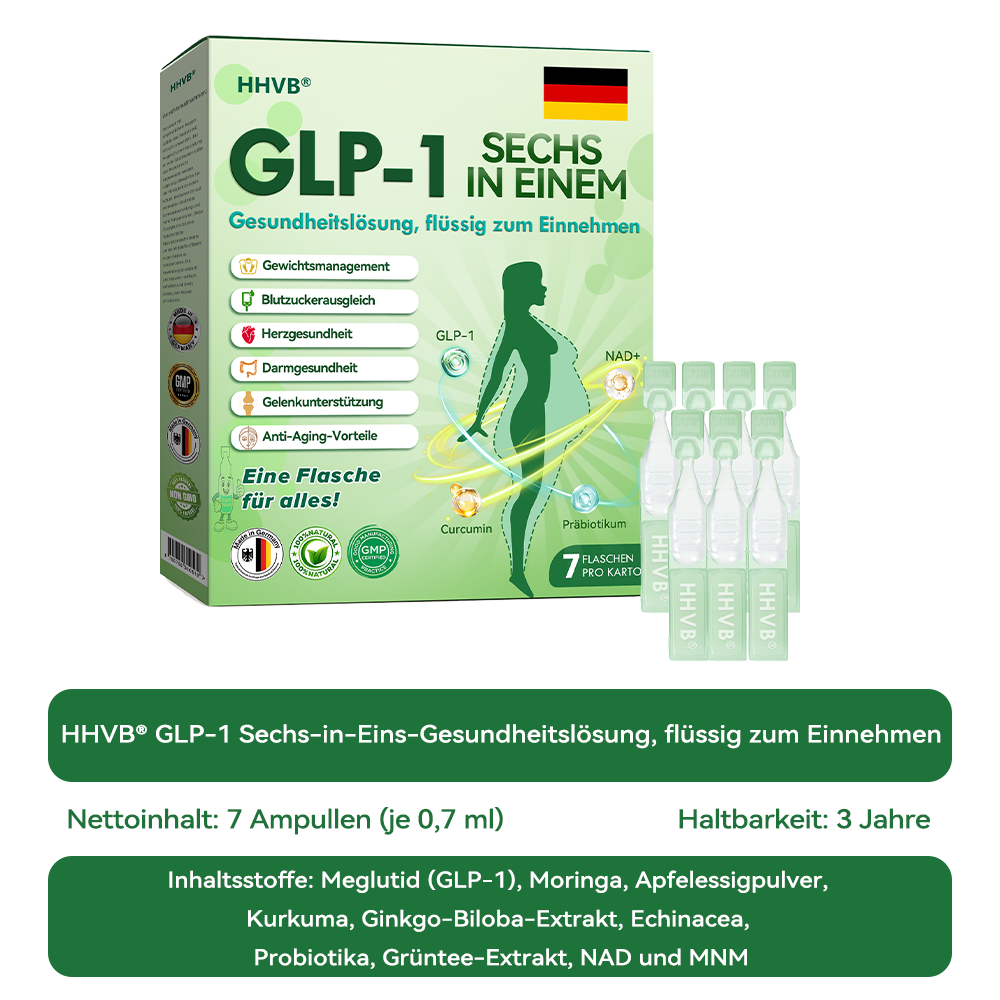 𝐇𝗛𝑉𝖡® 🇩🇪 6-in-1-𝐆𝗟𝑷-1-Gesundheitsformel 🏆🏆, 𝐟𝐥ü𝐬𝐬𝐢𝐠 𝐳𝐮𝐦 𝐄𝐢𝐧𝐧𝐞𝐡𝐦𝐞𝐧 (Nur eine Dosis pro Tag, sichtbare Veränderungen in 7 Tagen) ✅ Für Fettleibigkeit, kardiovaskuläre Gesundheit, Diabetes, Schlafapnoe, Gelenkprobleme und mehr.