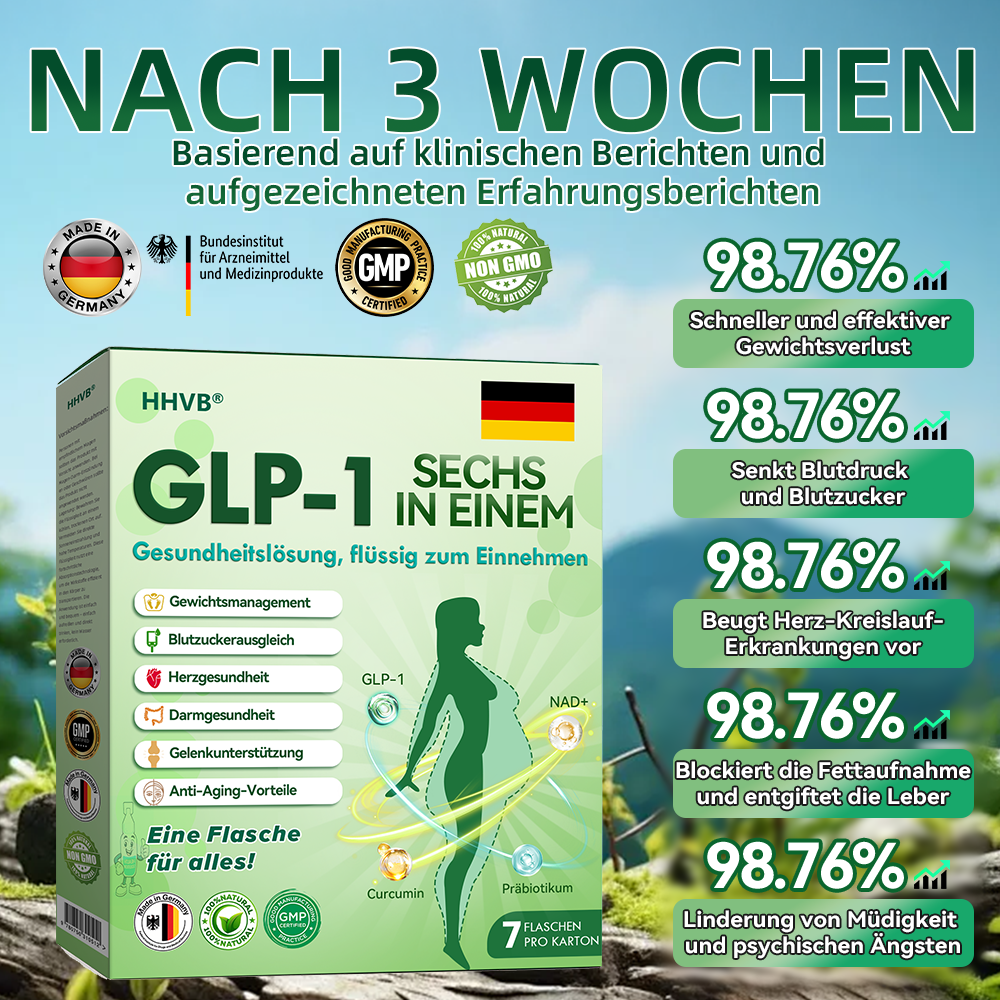 𝐇𝗛𝑉𝖡® 🇩🇪 6-in-1-𝐆𝗟𝑷-1-Gesundheitsformel 🏆🏆, 𝐟𝐥ü𝐬𝐬𝐢𝐠 𝐳𝐮𝐦 𝐄𝐢𝐧𝐧𝐞𝐡𝐦𝐞𝐧 (Nur eine Dosis pro Tag, sichtbare Veränderungen in 7 Tagen) ✅ Für Fettleibigkeit, kardiovaskuläre Gesundheit, Diabetes, Schlafapnoe, Gelenkprobleme und mehr.