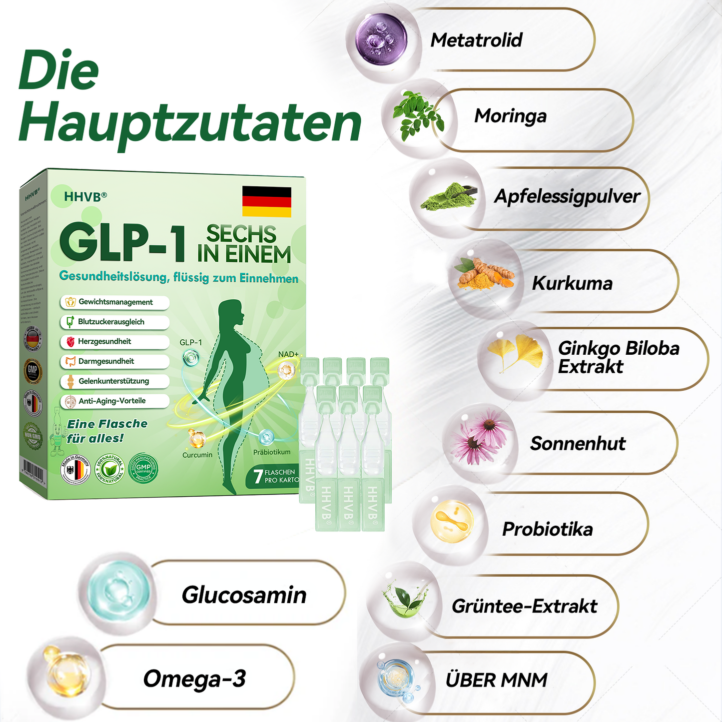 𝐇𝗛𝑉𝖡® 🇩🇪 6-in-1-𝐆𝗟𝑷-1-Gesundheitsformel 🏆🏆, 𝐟𝐥ü𝐬𝐬𝐢𝐠 𝐳𝐮𝐦 𝐄𝐢𝐧𝐧𝐞𝐡𝐦𝐞𝐧 (Nur eine Dosis pro Tag, sichtbare Veränderungen in 7 Tagen) ✅ Für Fettleibigkeit, kardiovaskuläre Gesundheit, Diabetes, Schlafapnoe, Gelenkprobleme und mehr.
